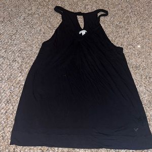 Black Halter Tank Top